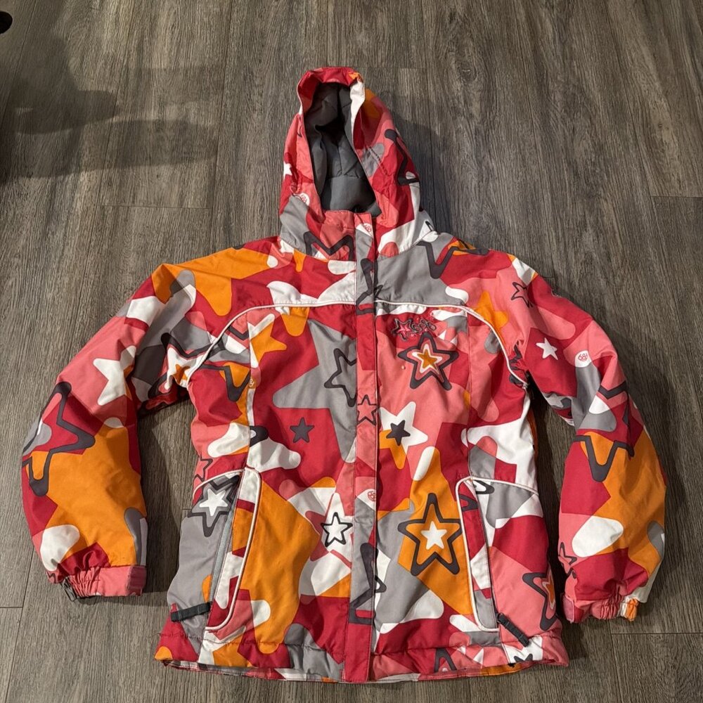 686 Evolution Jacket Girls L Youth Ski Snowboard Infidry Insulated Waterproof 5k